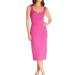 Dress the Population Pink Midi Dress